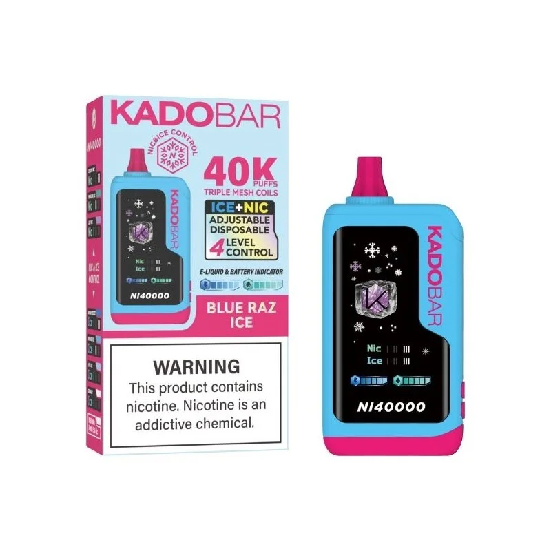 Kado Bar NI40K Blue Raz Ice – Ice+Nic Control Vape